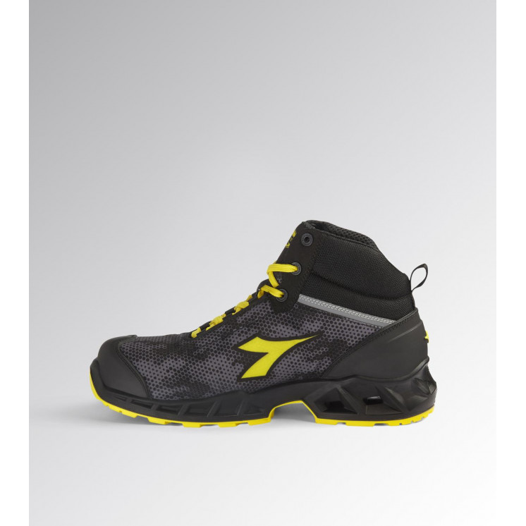 Scarponcino shark stable mid s3s Diadora Utility nero/grigio
