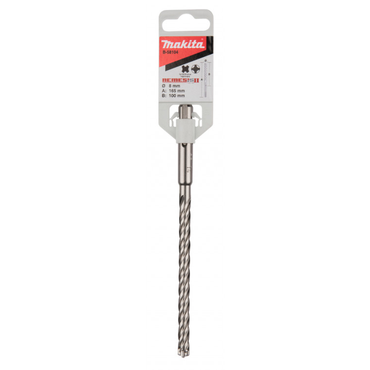 PUNTA SDS-PLUS NEMESIS Ø8x165 4T MAKITA             ACC.